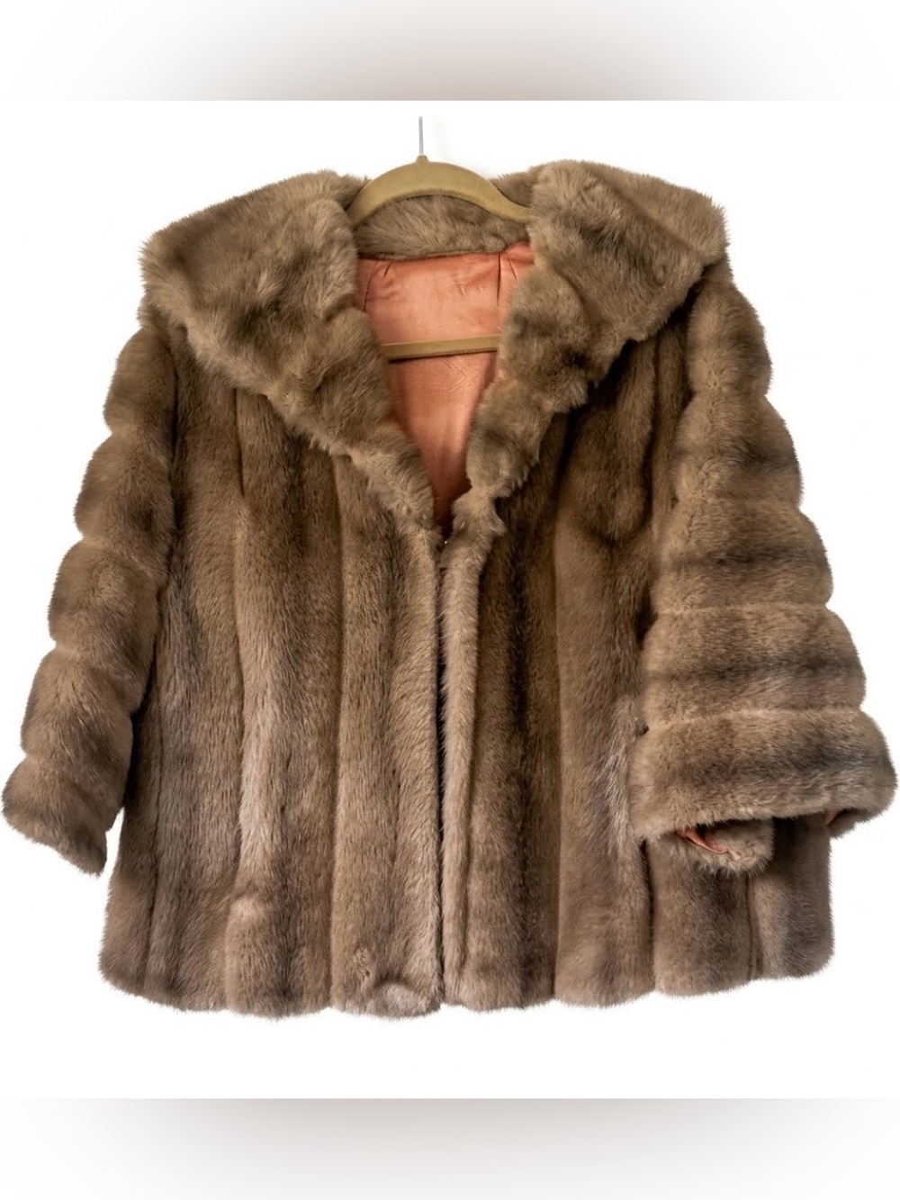 Vintage rare faux fur beautiful jacket